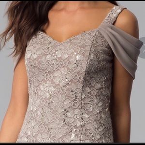 Mother of bride dress- taupe